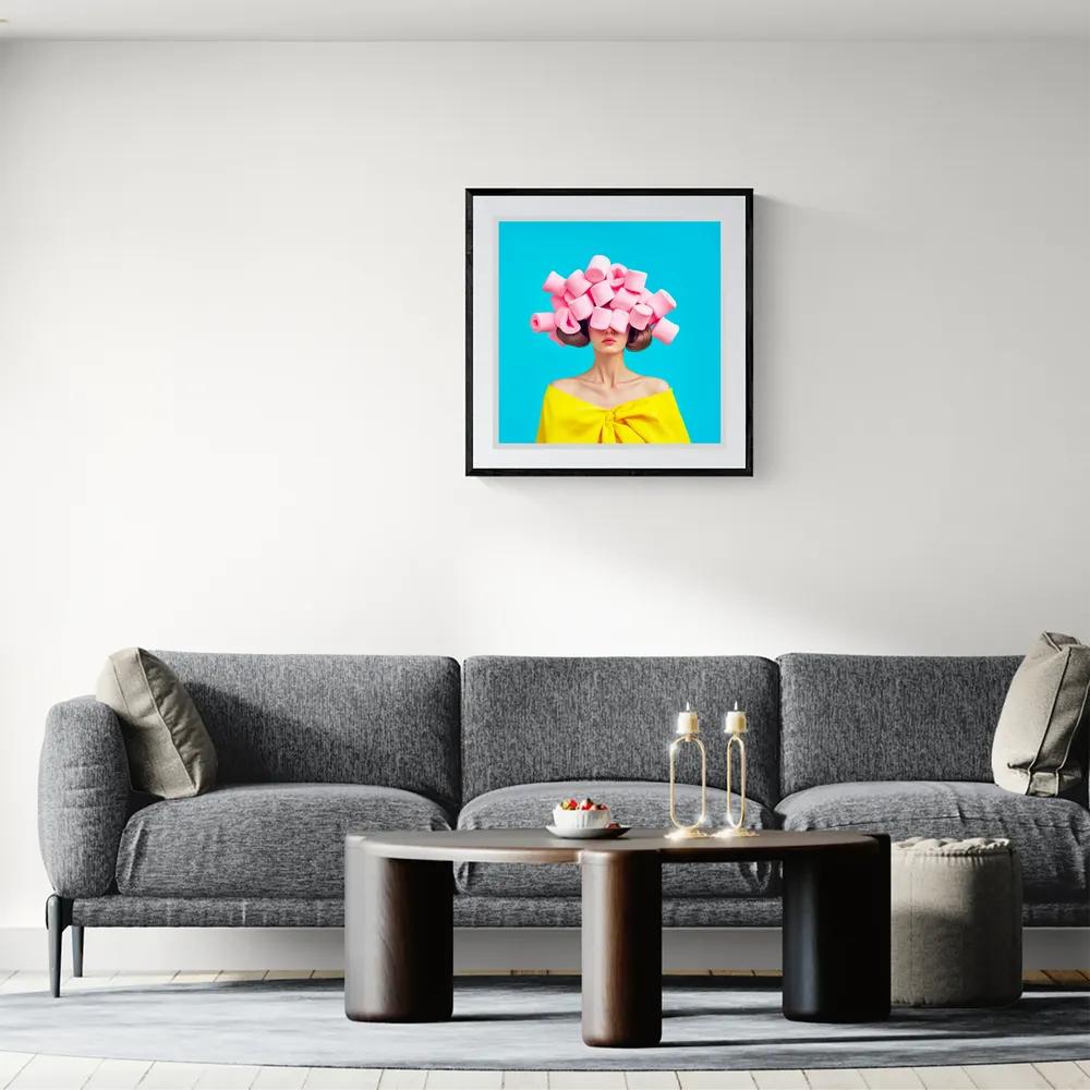 View in Interior MOCKUP — 60 × 60 cm