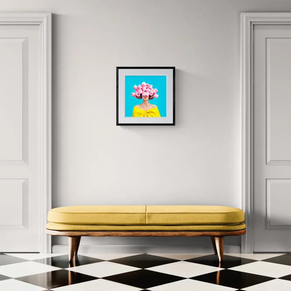 View in Interior MOCKUP — 40 × 40 cm
