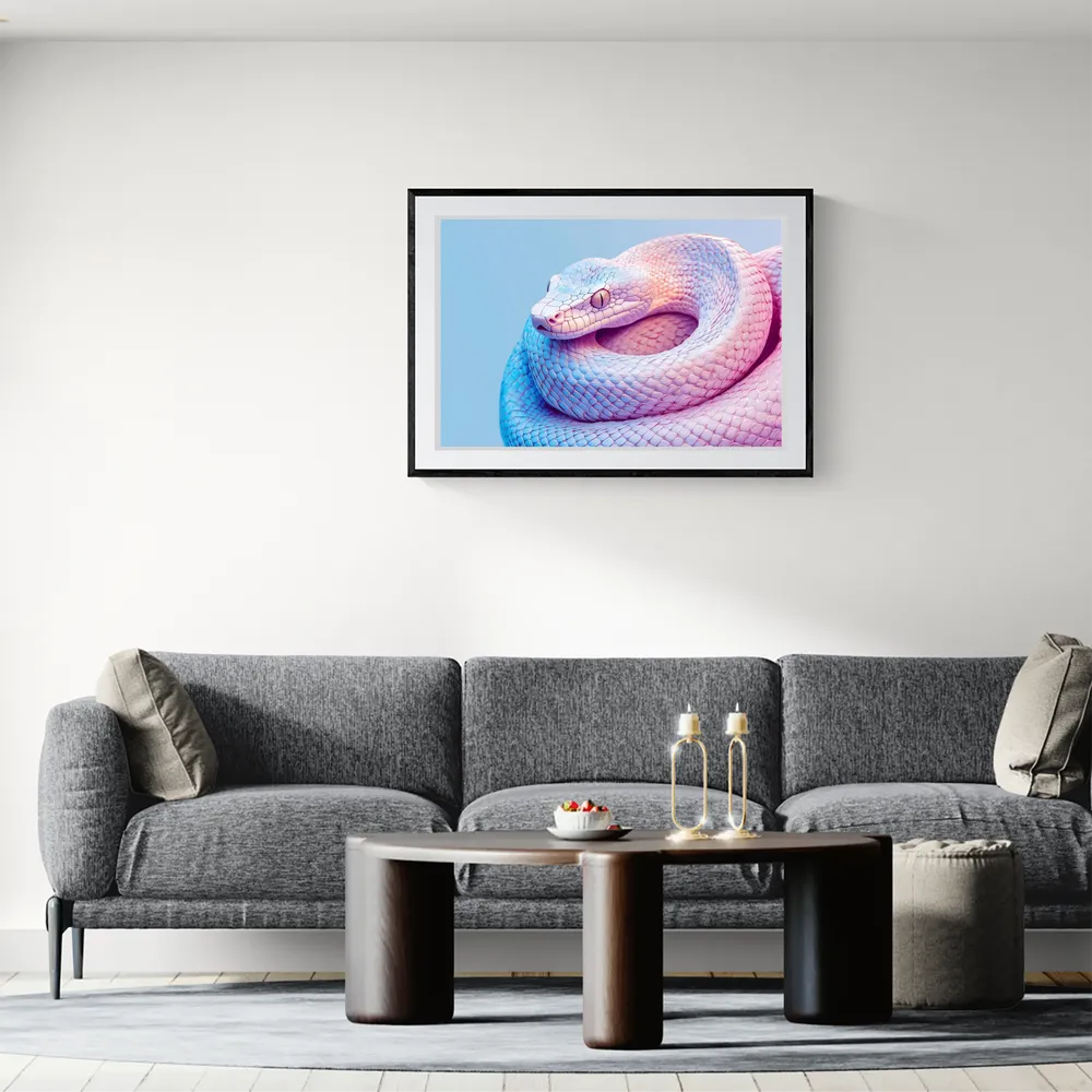 View in Interior MOCKUP — 90 × 60 cm