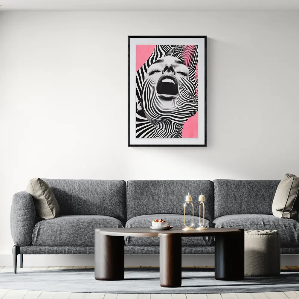 View in Interior MOCKUP — 60 × 90 cm