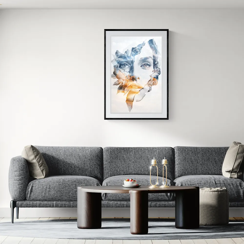 View in Interior MOCKUP — 60 × 90 cm