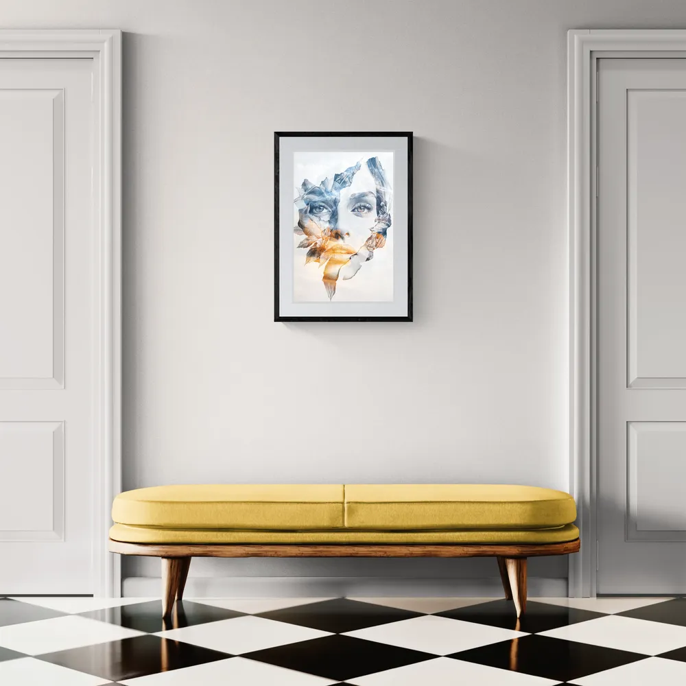 View in Interior MOCKUP — 40 × 60 cm