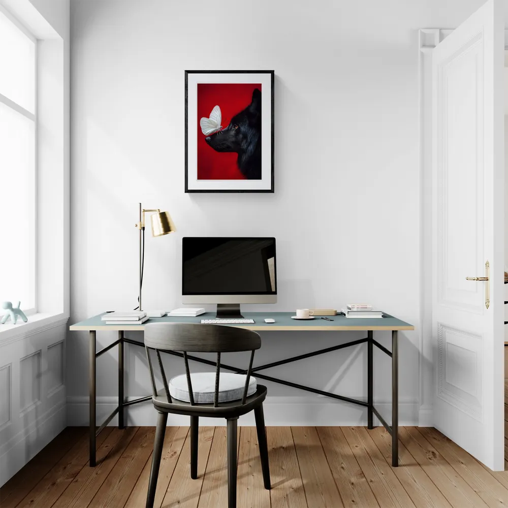 View in Interior MOCKUP — 40 × 60 cm