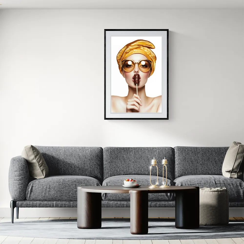 View in Interior MOCKUP — 60 × 90 cm