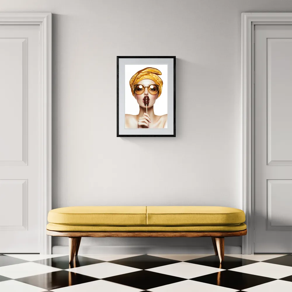View in Interior MOCKUP — 40 × 60 cm