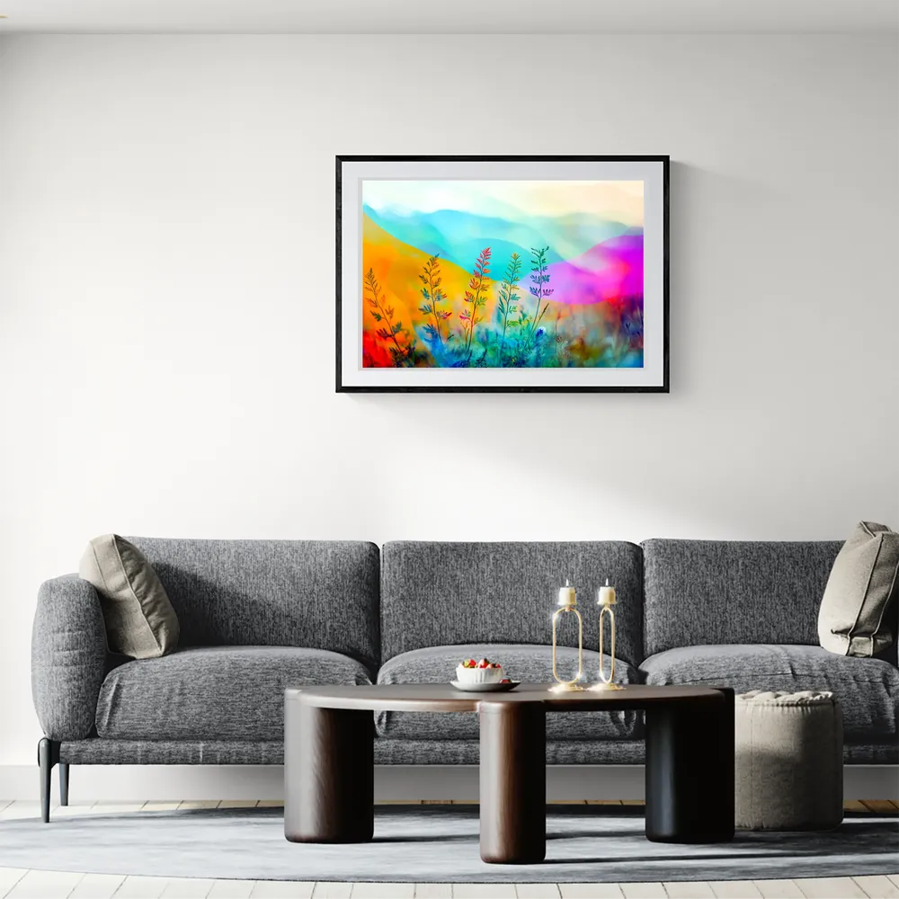 View in Interior MOCKUP — 90 × 60 cm