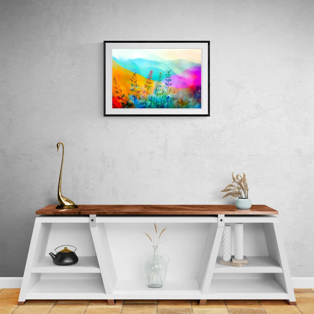 View in Interior MOCKUP — 90 × 60 cm
