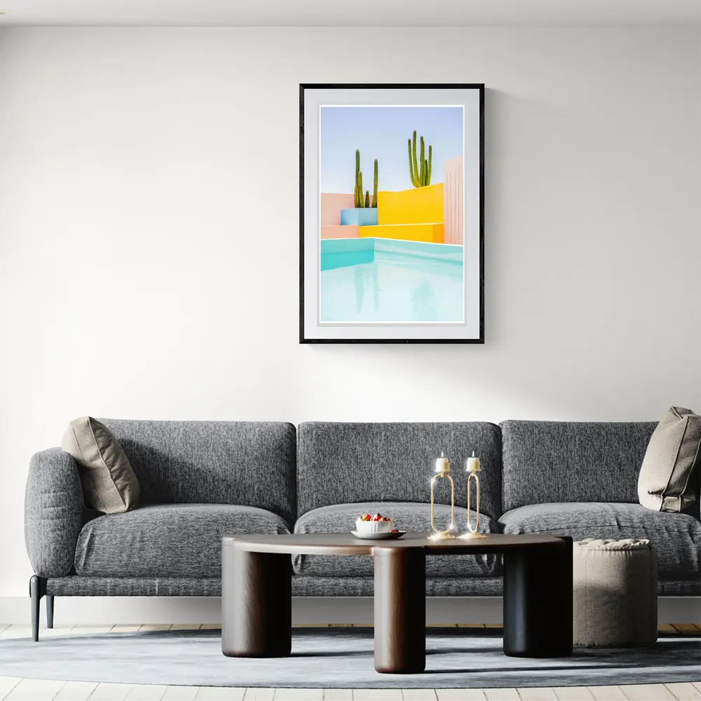 View in Interior MOCKUP — 60 × 90 cm