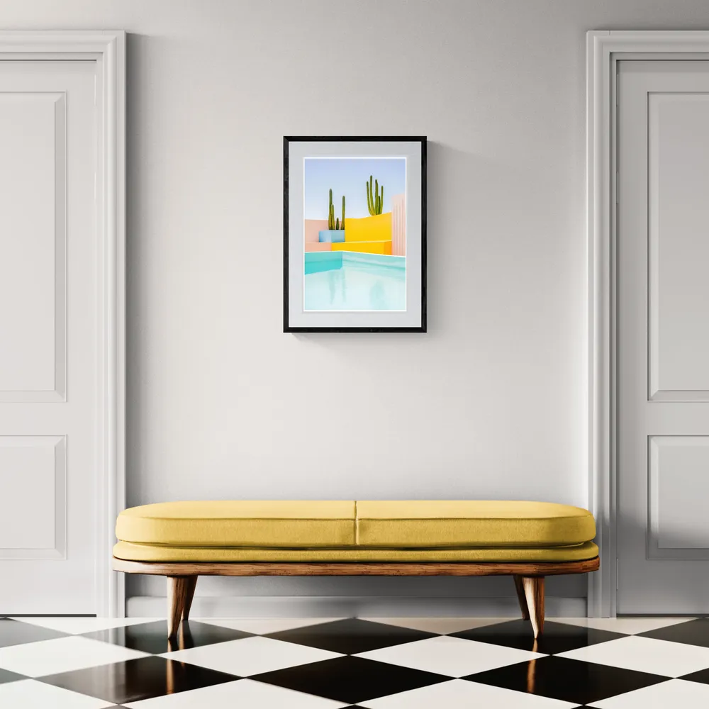 View in Interior MOCKUP — 40 × 60 cm