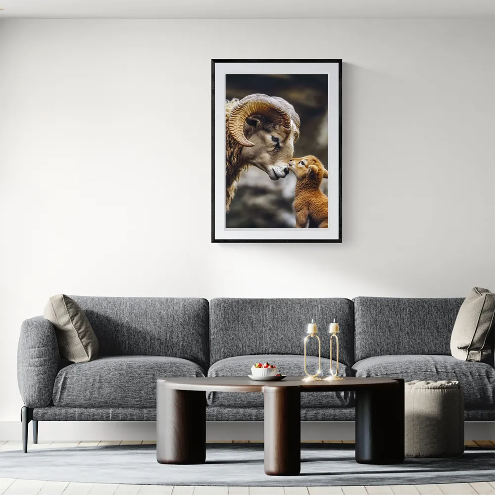 View in Interior MOCKUP — 60 × 90 cm