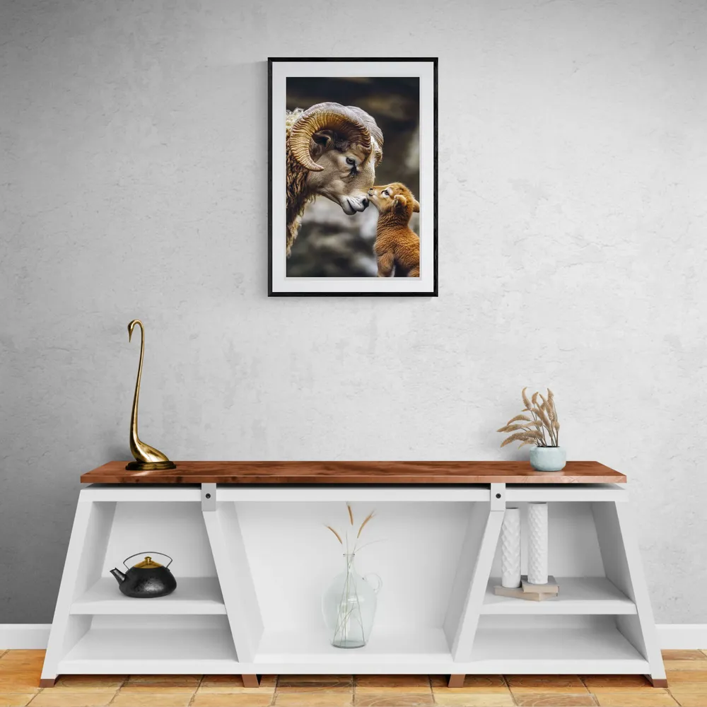View in Interior MOCKUP — 60 × 90 cm