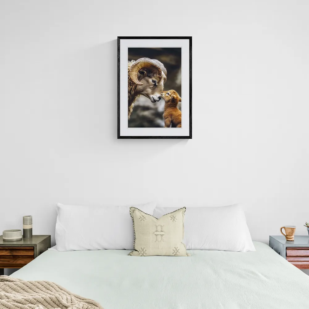 View in Interior MOCKUP — 40 × 60 cm