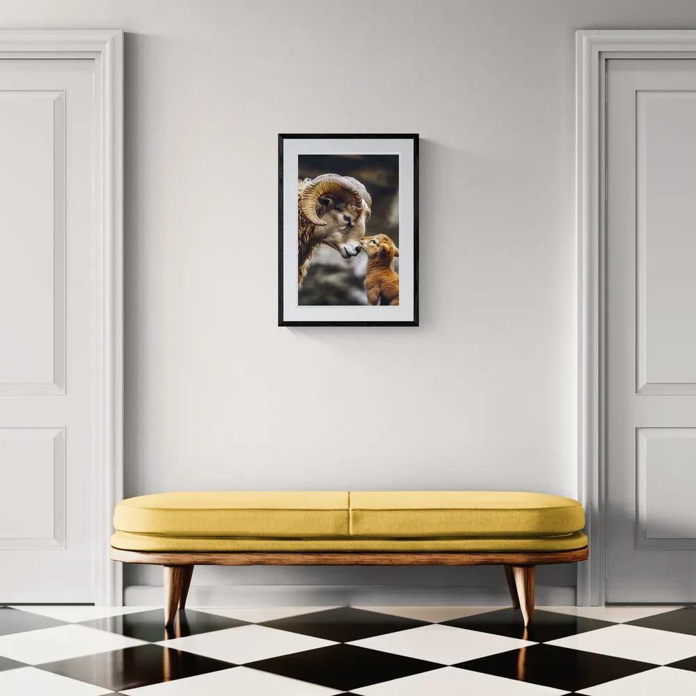 View in Interior MOCKUP — 40 × 60 cm
